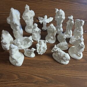 Vintage Atlantic Mold Christmas Nativity Set ♥